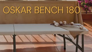 Oskar Bench 180 | Banco Plegable | Newstorm