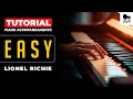 Tutorial Completo - Easy (Lionel Richie) - Piano Acompanhamento