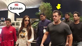Salman Khan IGNORES Malaika Arora At Airport After How She Treated Arbaaz Khan Causing DIVORCE