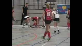 Freiberg _Hockey DM Halbfinale _weibl.  U18 _Hannover-Mannheim _24.02.2013