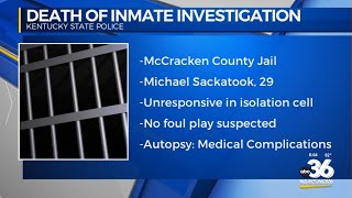 State police investigate death of McCracken County jail inmate