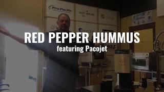 Red Pepper Hummus featuring Pacojet