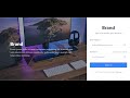 Build a Tailwind CSS Landing Page With Fixed Social Login Form & Background Image in HTML5