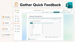 How to Create a Feedback Form in Microsoft Forms (Feedback Collection Form)