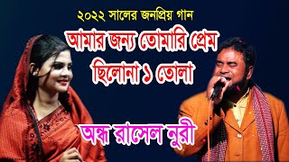 আমার জন্য তোমার এ প্রেম ছিলনা এক তোলা । নতুন গান ২০২২ । আমার জন্য তোমারি প্রেম / অন্ধ রাসেল নুরী