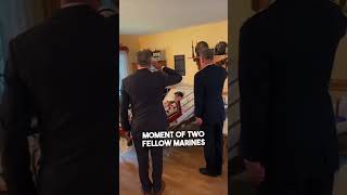 U.S. Marine’s final salute before he passed away ❤️