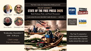 Project Censored’s ‘State of the Free Press 2025’ Book Release and Panel Discussion