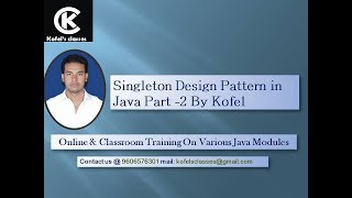 Singleton Design Pattern Part 2 by Kofel