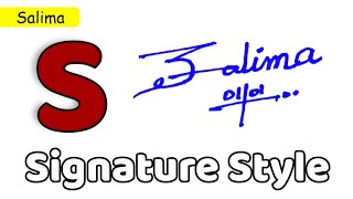 ✅ Salima Name Signature Request done