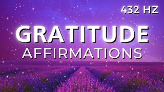 POWERFUL Gratitude Affirmations (While You Sleep) - Black Screen