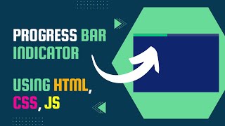 🔴 Page Scroll Progress Indicator using Html CSS and JavaScript | Progress Bar | JavaScript Project