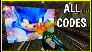 Survive SONIC MOVIE in AREA 51 How to ESCAPE [ CODE ] Roblox