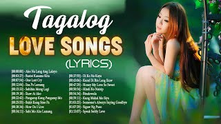 Top 20 Tagalog Love Songs 80's 90's With Lyrics Collection - Nonstop English OPM Love Songs Lyrics