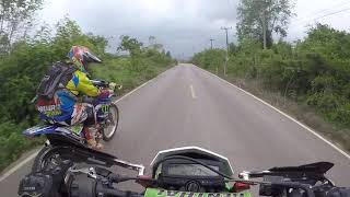 Klx250 Top speed  150 Km/hr ยางวิบาก