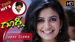 Yash comes to meet heroine | Yash Movies | Googly Kannada Movie | Kannada Scenes