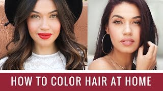How to Color Hair at Home | Hair Color Transformation | DIY Hair Color