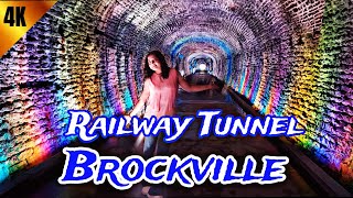 Brockville Tunnel, the first railway tunnel built in Canada, Brockville downtown and neighborhood