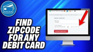 How To Find Zip Code For Any Debit Card - Easy Fix