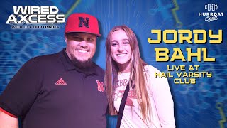 Husker Softball Player Jordy Bahl Live at Hail Varsity Club | Wired Axcess Podcast