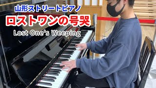 【ストリートピアノ】「ロストワンの号哭」を弾いてみた byいにし Japanese Street Piano Performance. \