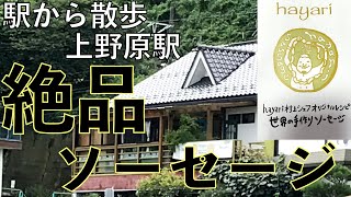 絶品ソーセージを買いに【駅から散歩・上野原駅】