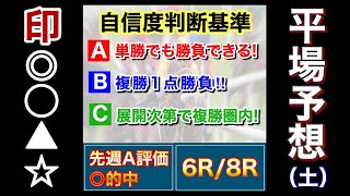 2022年 4月2日　中山・阪神　平場予想　全レース　競馬　競馬予想