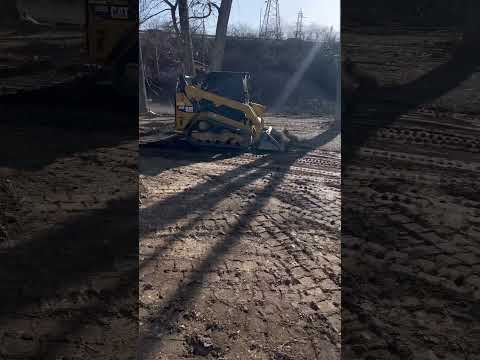 Caterpillar 259d Operator Showing Off His Grading Skills Shorts Caterpillar 259d Operator Showing Off His Grading Skills Shorts