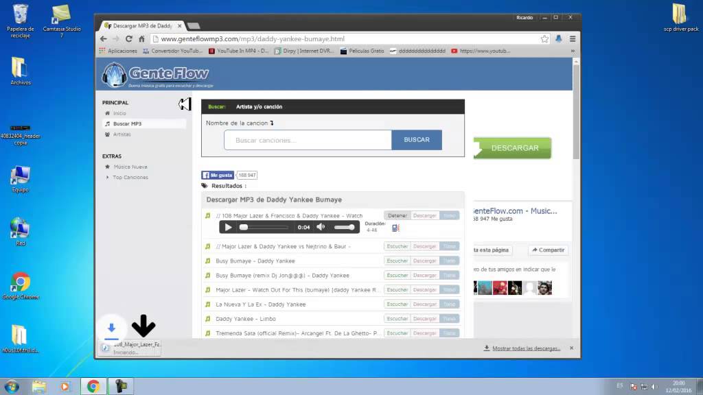 Descargar musica 2016¡¡ de una pagina (GENTEFLOW)’ Descargar musica 2016¡¡ de una pagina (GENTEFLOW)