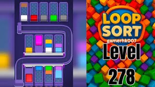 Loop Sort Level 278 Walkthrough Solution