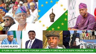 Ẹ  FURA O! IGBIMỌ APAPỌ YORÙBÁ LAGBAYE TI FI ỌRỌ NLA SITA NIPA YORUBA NATION