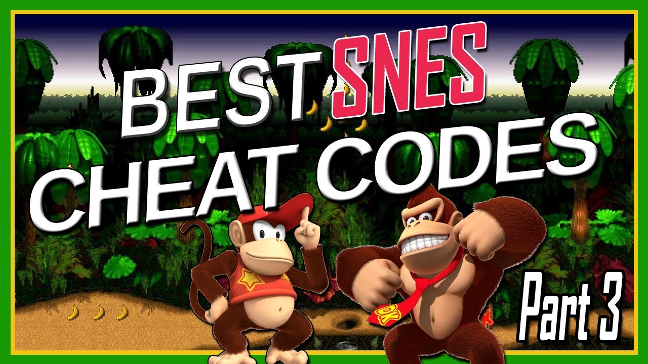 Best Super Nintendo Cheat Codes, Part 3 - SNESdrunk - YouTube