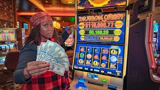 She Put $1000 In This HIGH LIMIT DRAGON CASH Slot...And This Is What Happened!