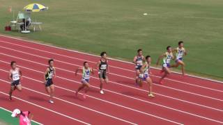 20160924 国体強化記録会5 男子100m 2