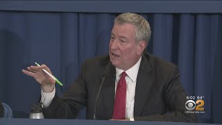 De Blasio Faces Tough Questions In Wake Of CBS2's Reports On DHS