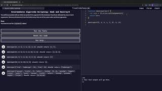 THE EASIEST WAY TO SOLVE INTERMEDIATE ALGORITHM SCRIPTING: SEEK AND DESTROY