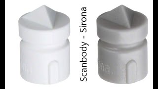 Skanowanie pod implanty - Scanbody - Sirona ( Tibase + czapeczka - scanbody )