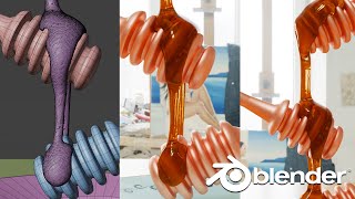 Blender Honey Fluid Simulations Tutorial( FLIP Fluids)