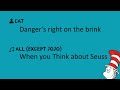 01. oh the thinks you can think seussical jr lyrics