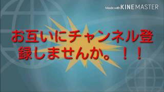 お互いにチャンネル登録し会いませんか？！