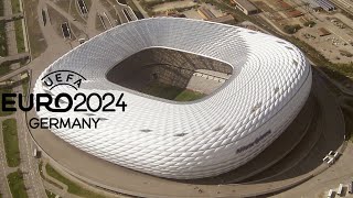 UEFA Euro 2024 Venues| Allianz Arena, Veltins-Arena, Red Bull Arena