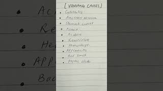 Causes of vomiting #shorts #medicalstudent  #vomiting #shortvideos