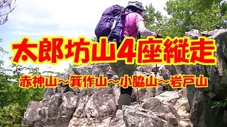 太郎坊山4座縦走  赤神山～箕作山～小脇山～岩戸山