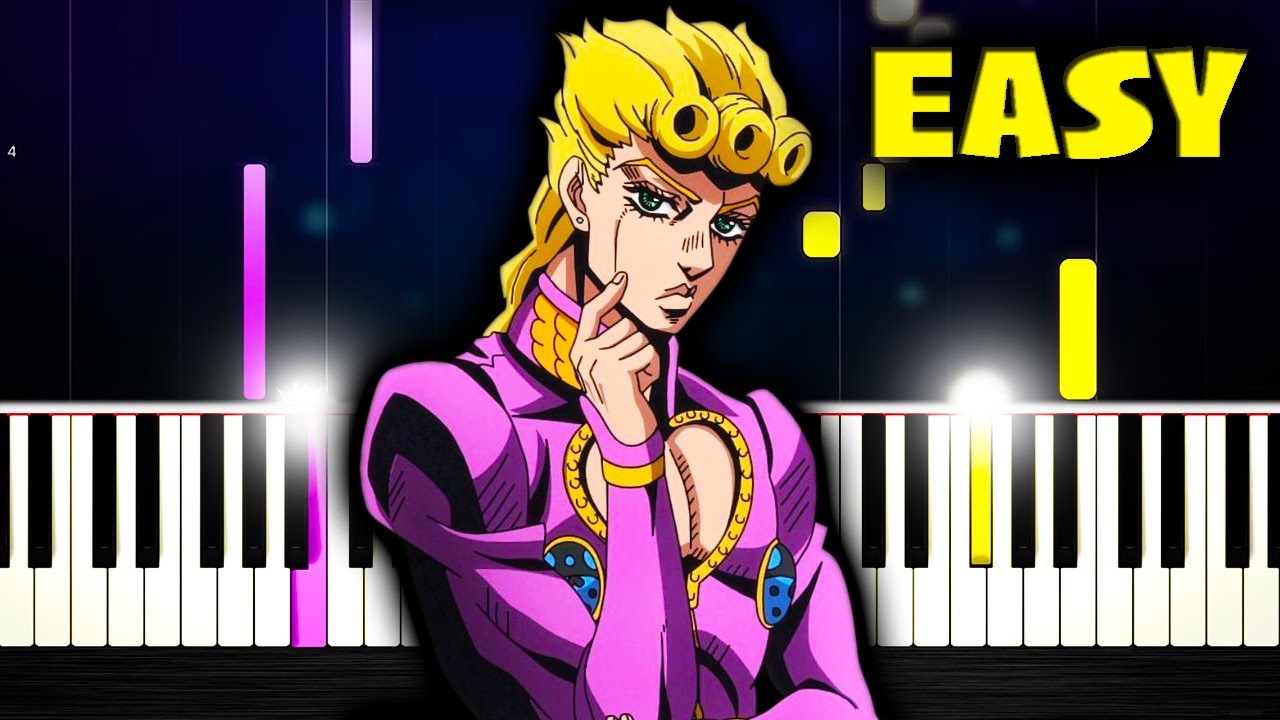 Giorno S Theme Best Part Easy Piano Tutorial By Plutax Chords