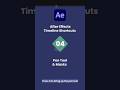 After Effects Timeline Shortcuts 04 - Pen Tool & Masks | #aftereffects #aftereffectstutorial