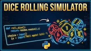 Build a Dice Rolling Simulator in Python 🎲 | Beginner Friendly Project
