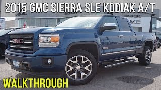 2015 GMC Sierra 1500 SLE Kodiak All-Terrain | 5.3L Stone Blue Metallic (Walkthrough)