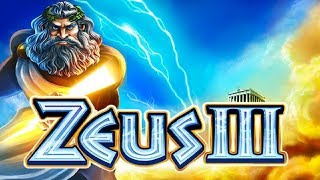 Zeus III Slot - $4 Max Bet - NICE BONUS!