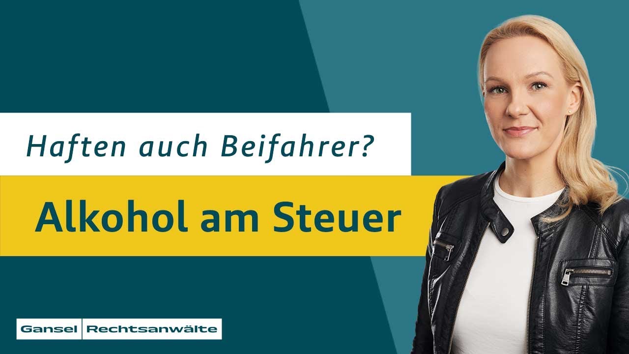 Alkohol Am Steuer: DARUM Haften Auch Beifahrer! - YouTube