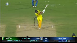 highlights of today's cricket match, today match highlights, India vs australia batting highlights