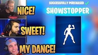 Showstopper Emote Videos 9tube Tv - streamers love the new showstopper dance emote fortnite best and funny